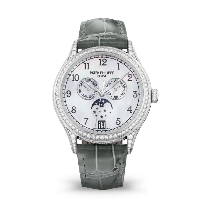 4948G-010 Ladies' White Gold - Annual Calendar Moon Phases
