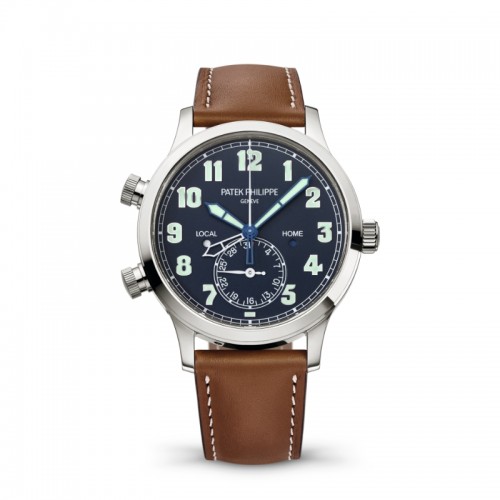 5524G-001 Men's White Gold  - Calatrava Pilot Travel Time
