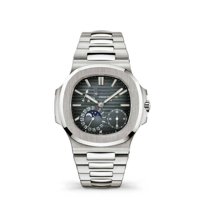 5712/1A-001 Men's Stainless Steel - Nautilus Moon Phases