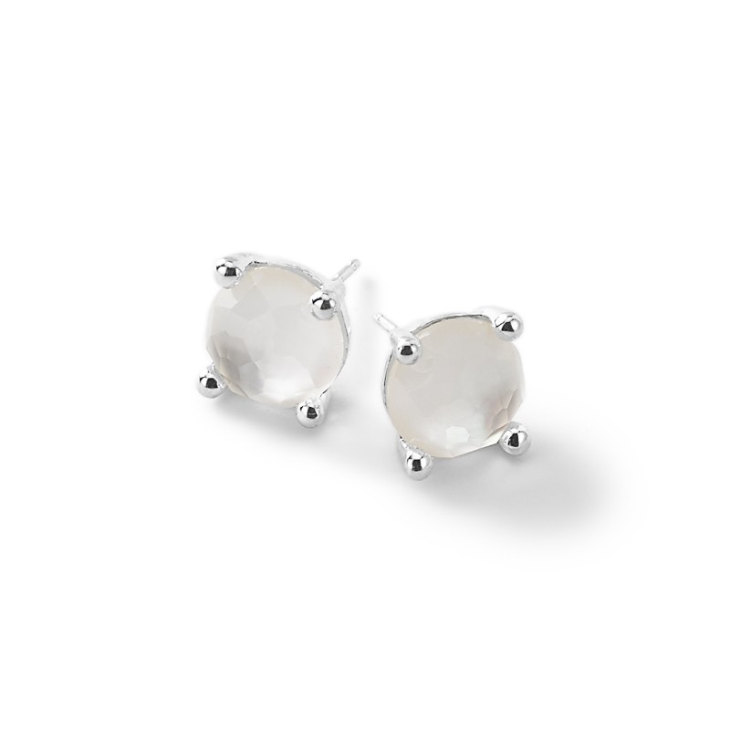 Mini Stud Earrings In Sterling Silver