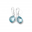 Mini Teardrop Earrings In Sterling Silver