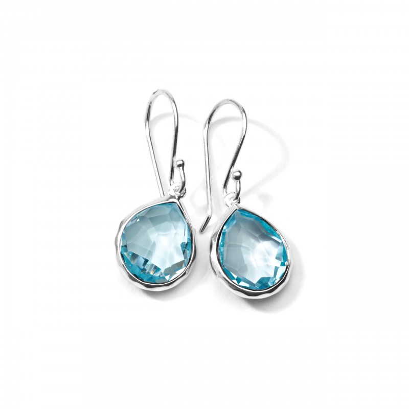 Mini Teardrop Earrings In Sterling Silver
