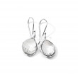 Mini Teardrop Earrings In Sterling Silver