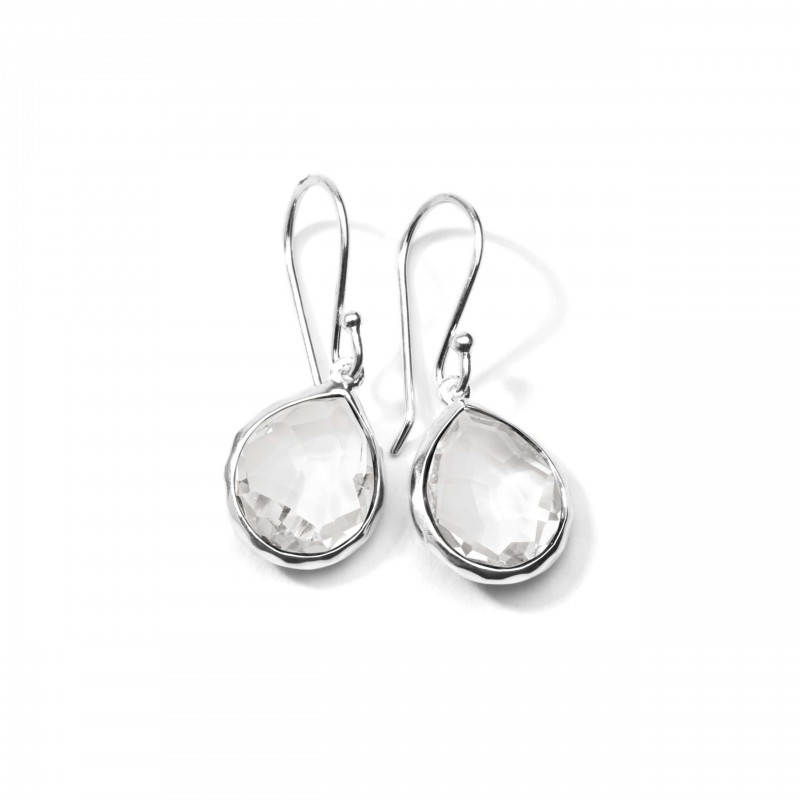 Mini Teardrop Earrings In Sterling Silver