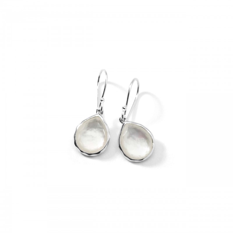 Mini Teardrop Earrings In Sterling Silver