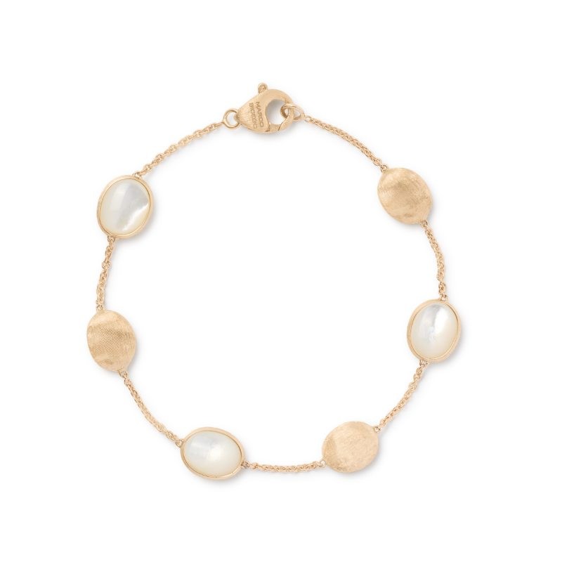 Gold Siviglia Mother Of Pearl Bracelet