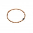 Gold Flex Bracelet With Diamonds Mens L