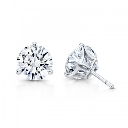 White Gold Diamond Stud Earrings
