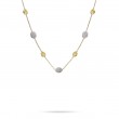 Yellow Gold Short Necklace With Diamonds