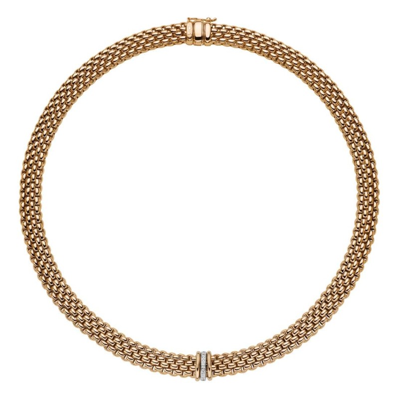 Gold And Diamond Panorama Flex'It Necklace