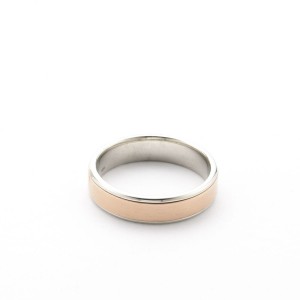 Gold Satin Band Ring