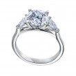 Three Stone Engagement Ring Mounting
