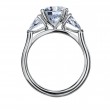 Three Stone Engagement Ring Mounting