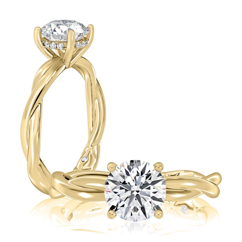 https://www.tinyjewelbox.com/upload/product/Gold Twisted Split Shank Engagement Ring Mounting