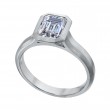 Platinum Bezel Set Solitaire