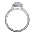 Platinum Bezel Set Solitaire