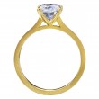 Gold Solitaire Engagment Engagement Ring