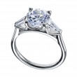 Three Stone Engagement Ring Mounting