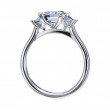 Three Stone Engagement Ring Mounting