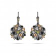 BLACK GOLD CONFETTI PAVE DIAMOND DROP EARRINGS