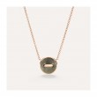 Pom Pom Dot Necklace with Pendant