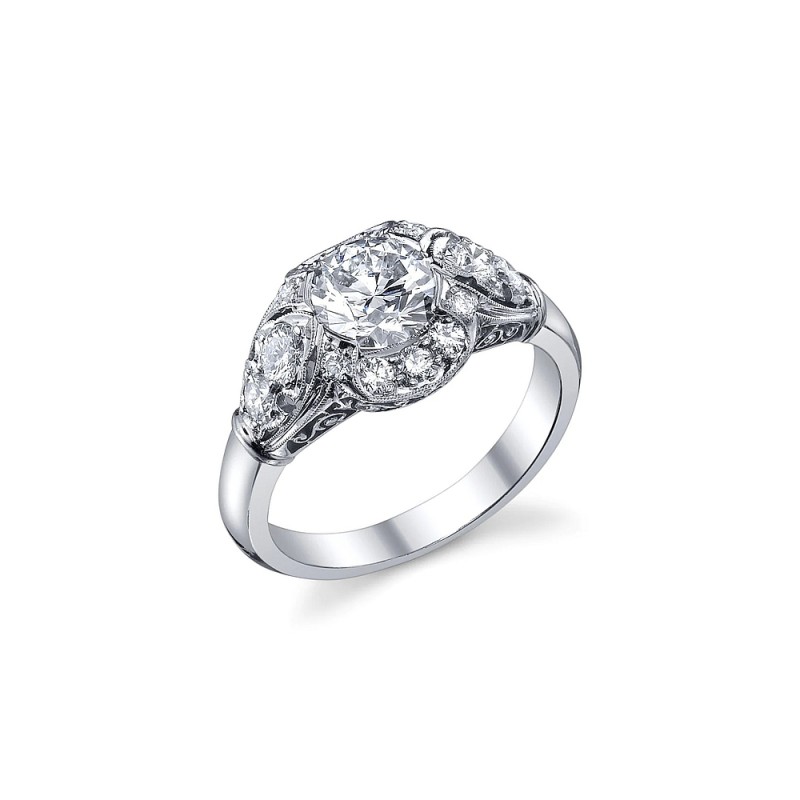 https://www.tinyjewelbox.com/upload/product/Platinum Vintage Style Pierced Gondola Engagement Ring Mounting