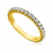 Gold And Diamond Eternity Band Ring