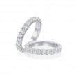 Platinum and Diamond Eternity Wedding Band