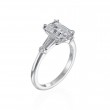 Platinum and Diamond Engagement Ring Mounting