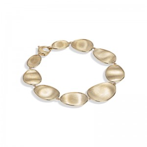 Gold Lunaria Graduated Medium Bracelet