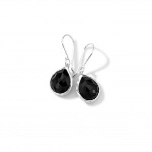 Mini Teardrop Earrings In Sterling Silver