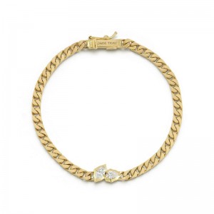 Gold Poppy Curb Bracelet