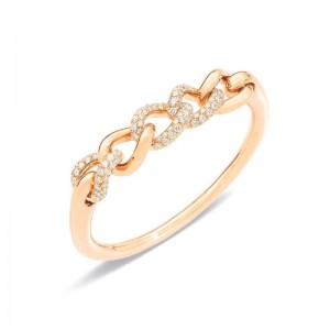 Gold And Diamond Cantene Bracelet