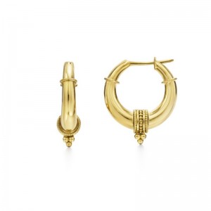 Gold Hellenistic Hoop Earrings