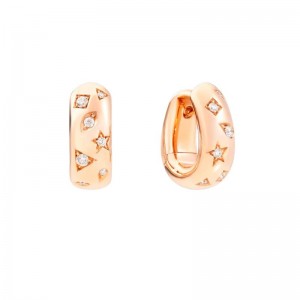 Gold And Diamond Iconica  Earrings
