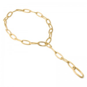 Gold Jaipur Lariat Link Necklace