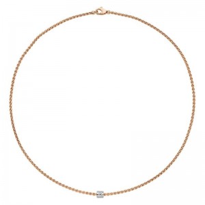 Gold And Pave Diamonds Aria Necklace