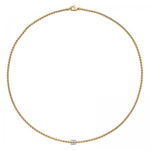 Gold And Pave Diamonds Aria Necklace