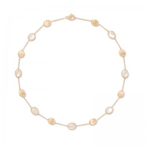 Gold Siviglia Mother Of Pearl Necklace