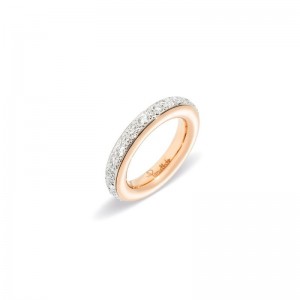 Gold And Diamond Iconica Narrow Ring