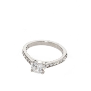 Smooth Style Brilliant Cut Engagement Solitaire