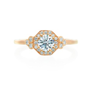 Roslyn Collection Gold Diamocta Engagement Ring Mounting