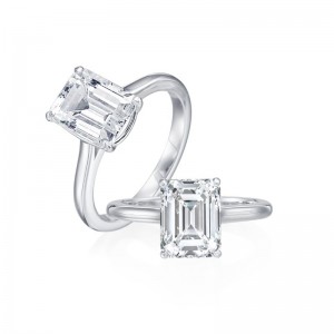 Platinum 4-Prong Solitaire Mounting