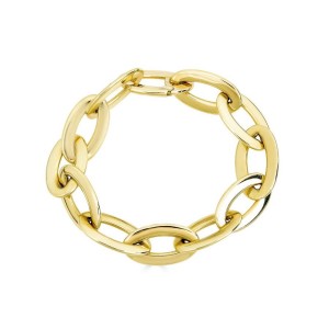 Gold Marquis Link Bracelet