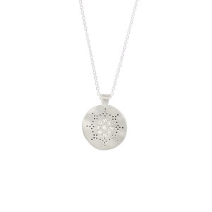 Sterling Silver and Diamond Reflections Necklace