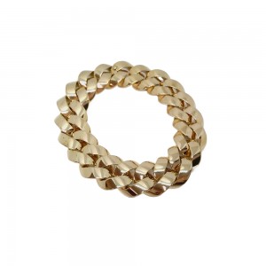Gold Domed Link Bracelet