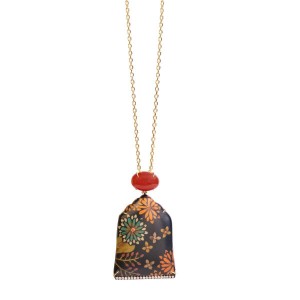 Yellow Gold Marquetry Necklace