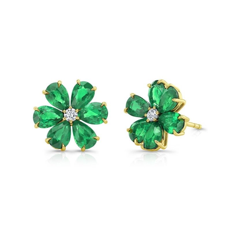 https://www.tinyjewelbox.com/upload/product/Gold Emerald And Diamond Flower Earrings