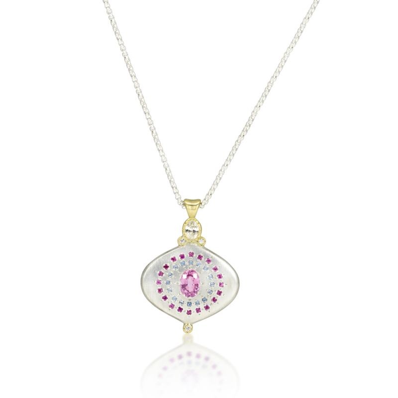 https://www.tinyjewelbox.com/upload/product/Gold And Silver Pink Sapphire and Aquamarine Pendant Necklace