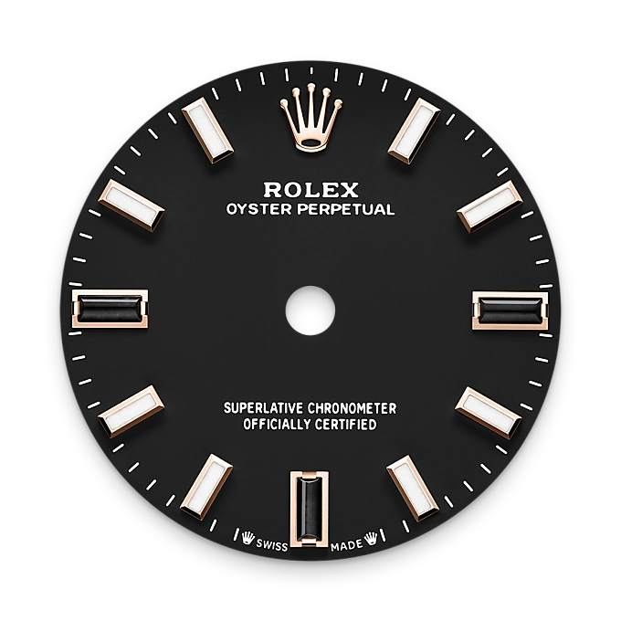 Black dial